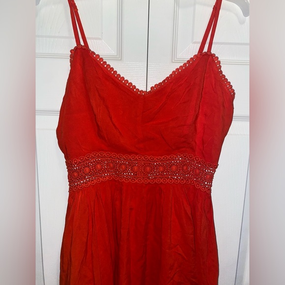 Red Mini Dress - Picture 2 of 4